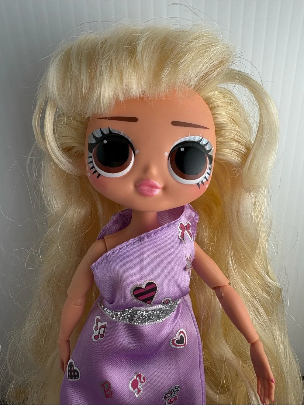 L.O.L. Surprise OMG Fly Gurl Fashion Doll Long Blonde Hair Brown Eyes Dress